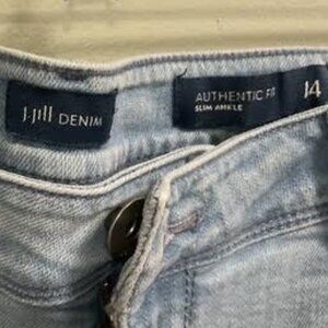 J Jill Slim Ankle Ombre legs size 14